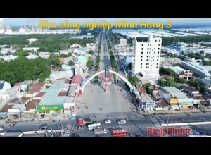 Khu công nghiệp Minh Hưng, Chơn Thành, Bình Phước được đánh giá là một trong những điểm sáng.