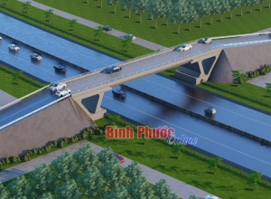 Ngày 19-4 khởi công 2 dự án thành phần thuộc cao tốc Gia Nghĩa - Chơn Thành