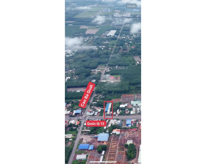 KHO 1000m2 MẶT TIỀN QUỐC LỘ 13